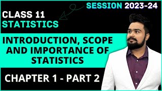 Concept of Economics and Significance of Statistics in Economics class 11 | Chapter 1 Introduction