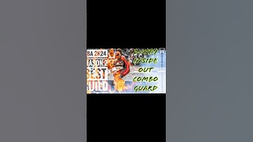 NBA 2K24 2-way inside out combo guard build dropping today for season 2 at 1PM