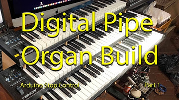 Building an Organ Console with Arduino Controlled Stop Pulls  Part 1