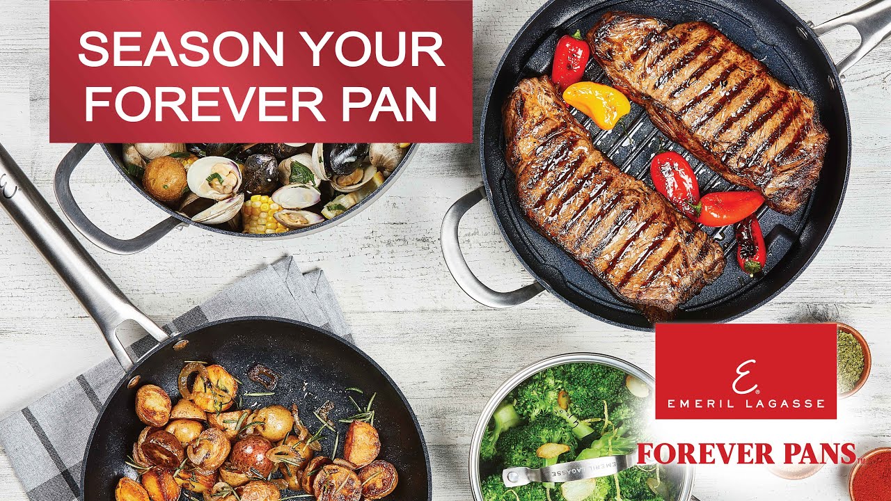 How to season your Emeril Forever Pans #cookware set