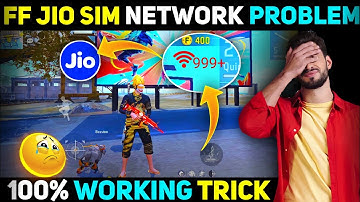 Free Fire Jio Sim Network Problem | Free Fire Network Problem | Free Fire Max Jio Sim Network Proble