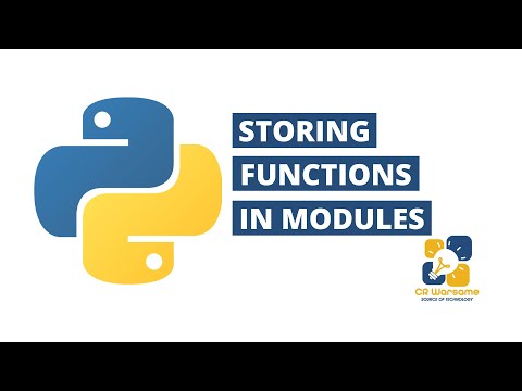 30. Storing Functions In Modules