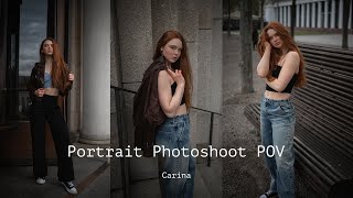 Portrait Photoshoot POV mit Carina