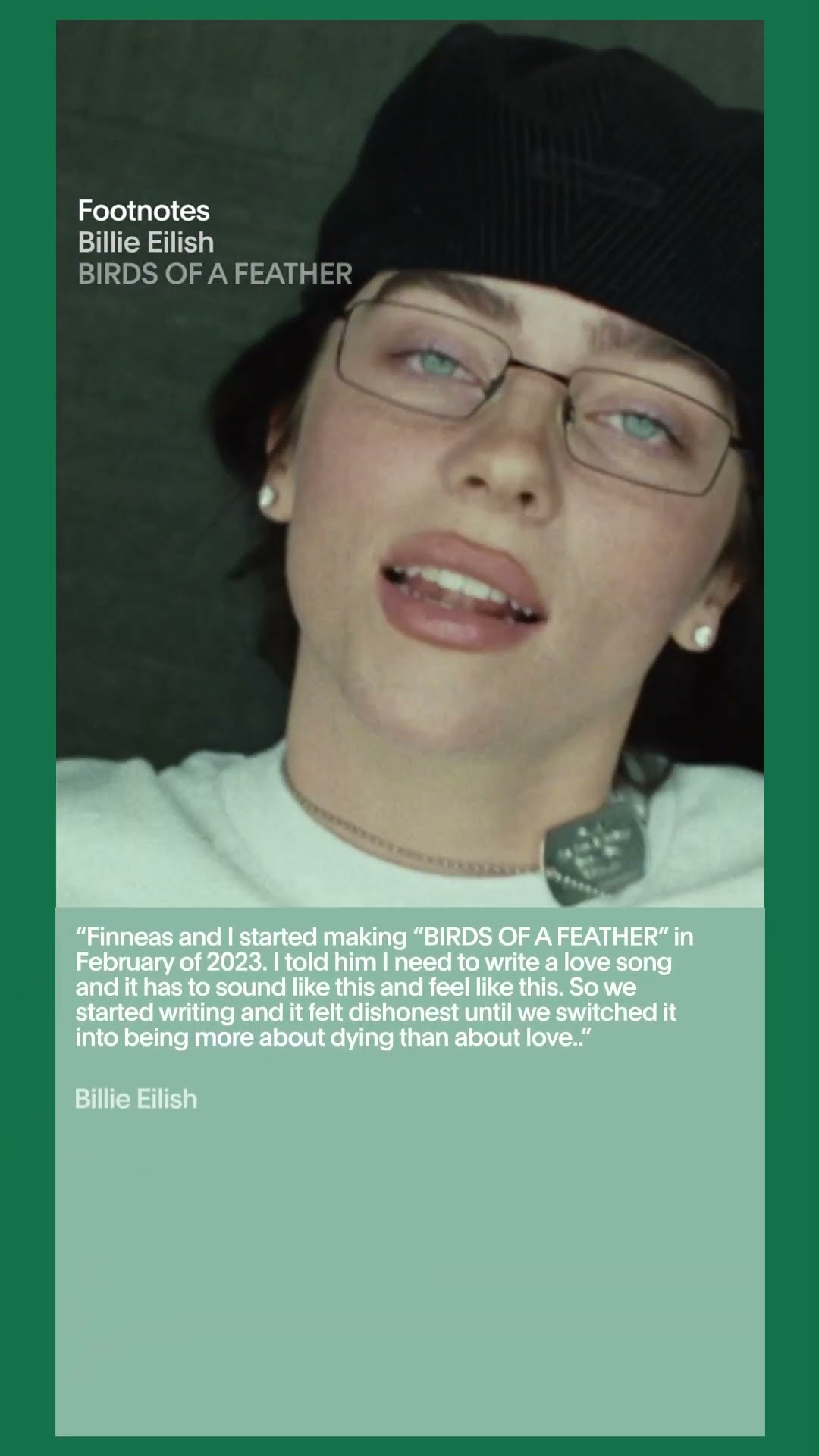 @BillieEilish - The Making of 'BIRDS OF A FEATHER' (Vevo Footnotes)