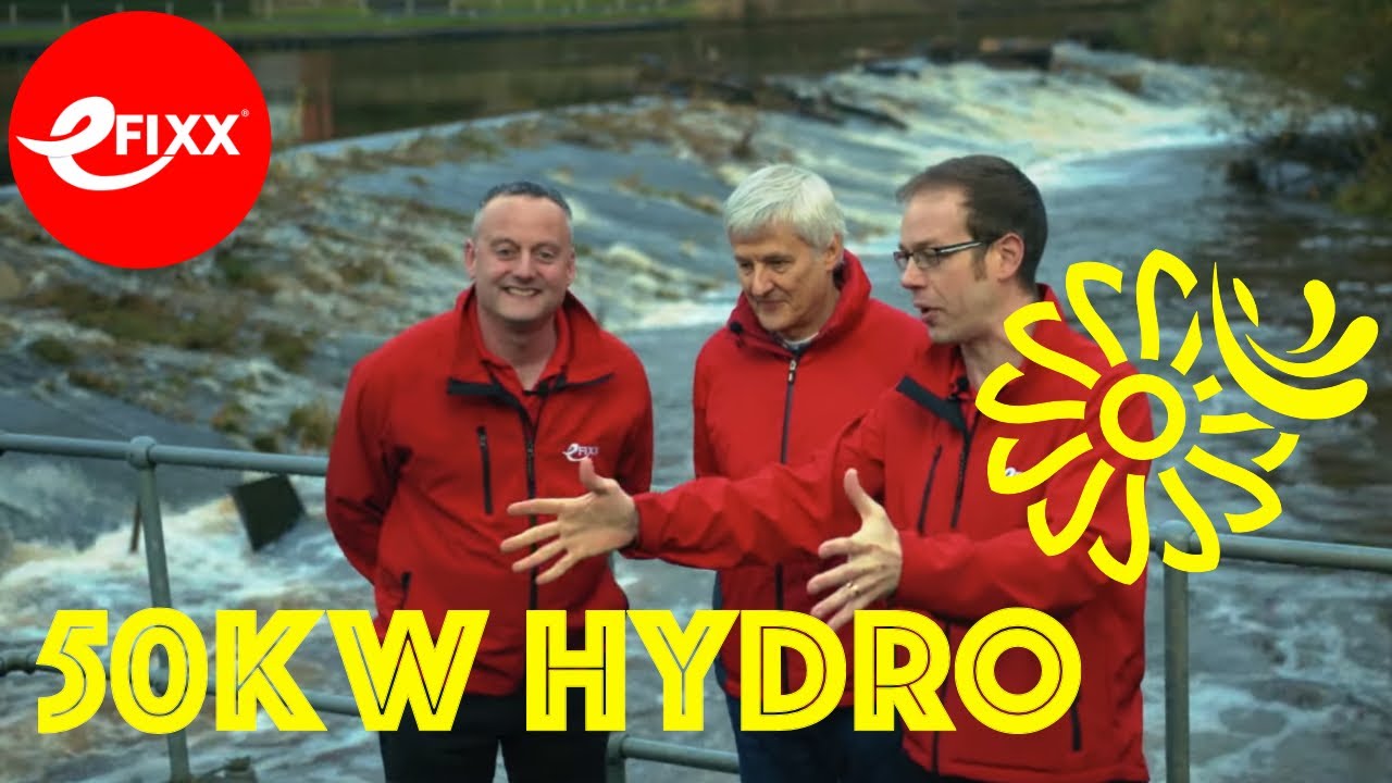 Hydroelectric generator using an archimedes screw, 3 phase induction motor and vfd.