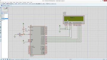 LCD INTERFACING WITH 8051 (AT89S52) -SIMULATION -PROTEUS