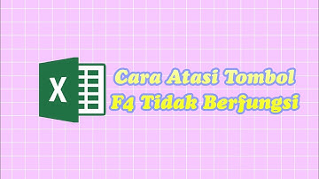 Cara Mengatasi Tombol F4 Tidak Berfungsi? Ini Solusinya ! #excel #tutorialexcelpemula #tutorialexcel