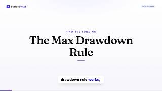 Finotive Funding Max Drawdown Rule: Static Floor Explained