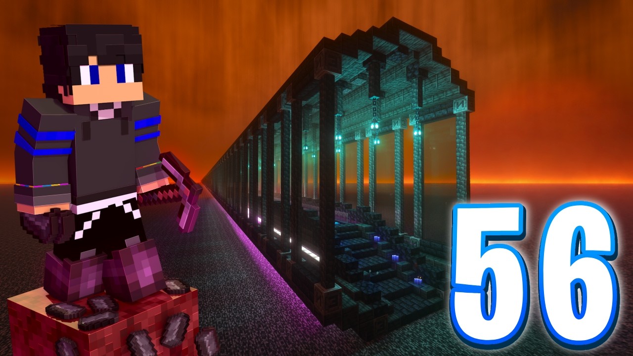 Construí um túnel infinito no minecraft - Survival #56