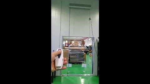 1200mm에어커튼 시연영상