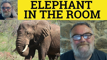 🔵Elephant in the Room Meaning - Elephant in the Room Examples - Elephant in the Room Defined Idioms