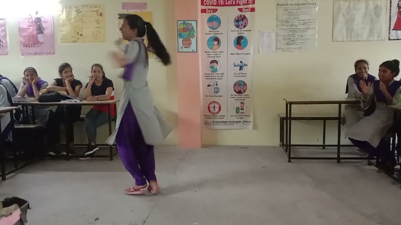 botel reh gyee phari dance by clg girls YouTube