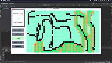 Python Pathfinding Visualizer Update 2.5 - Seung Jae Yang