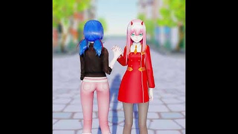 Miraculous X Darling in the FranXX Zero Two Simple Dimple Pop It