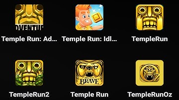 All Temple Run: Temple Run | Adventure/Idle Explorers/Temple Run 2/Brave/OZ/Treasure Hunters (TH)