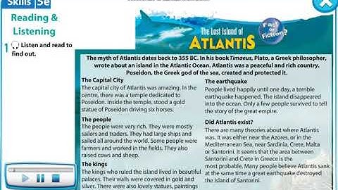 Excel 5.Module 5. Ex: 1.p 66. The Lost Island of Atlantis