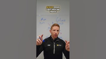 Why Light Bends Going from Air to Glass