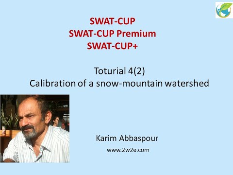 SWATCUP Tutorial 4(2): Calibration of a snow-mountain watershed