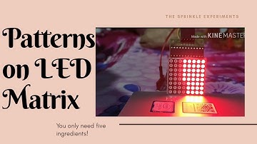 Different Patterns on LED Matrix Using Arduino ( Code in Description ) | 8X8 LED Matrix |