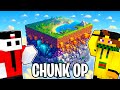 SOPRAVVIVO SU UN CHUNK OP DI MINECRAFT