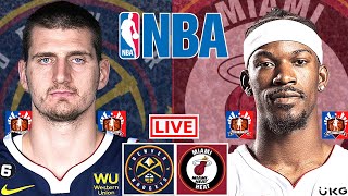 Denver Nuggets vs Miami Heat | NBA Live Scoreboard 2023 | Jimby Sports