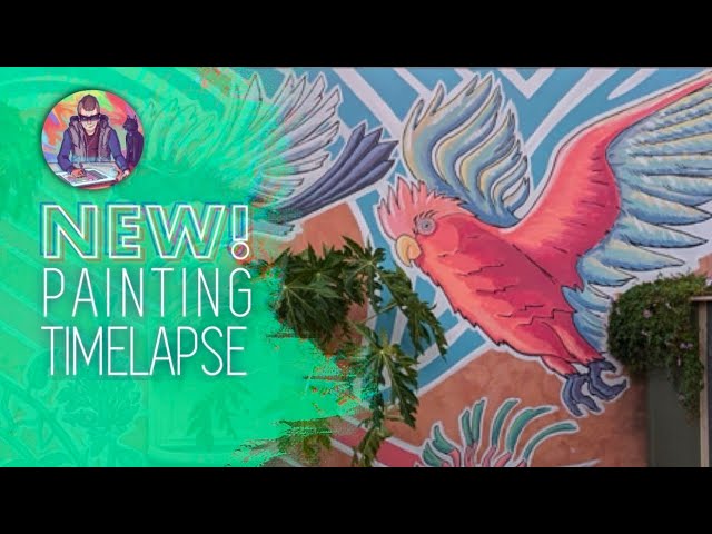 Mural Time-Lapse: Vibrant Australian Wildlife Comes to Life