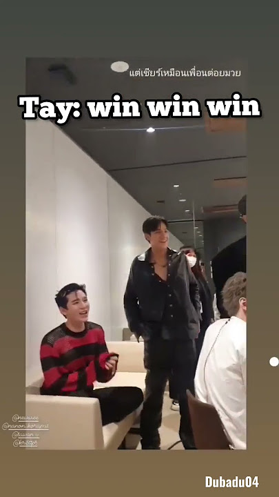 tay choosing between bright & win is hilarious 😂 #taynew #nanonkorapat #kristperawat #brightwin