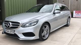 Mercedes E300 AMG Line BLUETEC Diesel Electric Hybrid used car review
