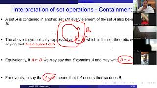 L1 Stats Methods Set Theory & Probability PhD