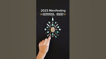 Manifestation Crystal Grid for 2023 ✨ #shorts