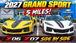 BRAND NEW 2027 Corvette Grand Sport! Only 5 Miles | Z06 Z07 Side by Side