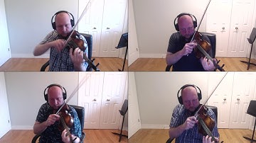 Grażyna Bacewicz, Quartet for Four Violins, I. Allegretto