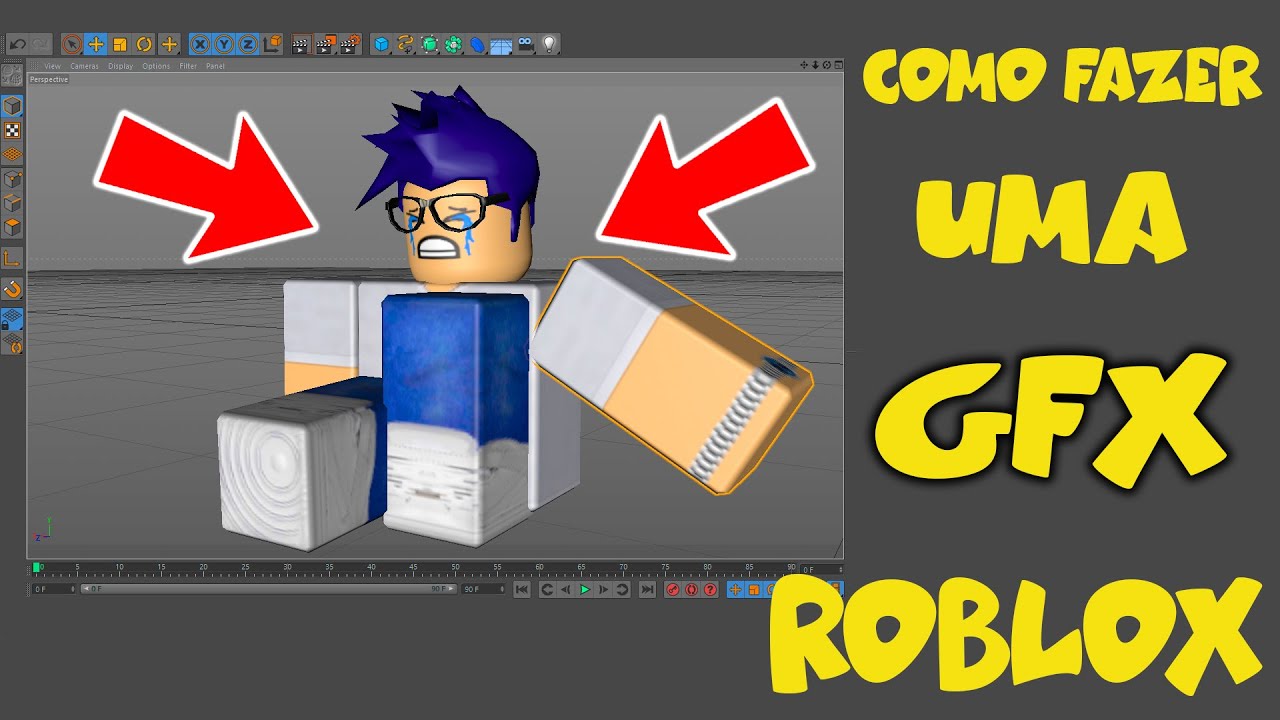 Como Fazer Gfx E Capa De Video Roblox Youtube - capa de video roblox