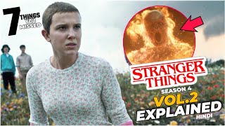 Stranger Things Season 4 Volume 2 Ending Explained : 7 Interesting Details You Actually Missed ❣️