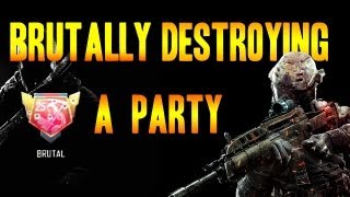 Black Ops 2:Brutal Metal With The Diamond M1216 Against A Party