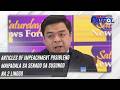 Articles of impeachment posibleng maipadala sa Senado sa susunod na 2 linggo | TV Patrol