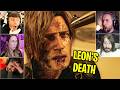 Streamers REACT To LEON S DEATH In Resident Evil Requiem
