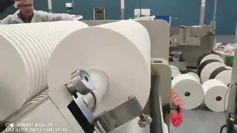 Paper Straw Roll Slitting and Rewinding Machine