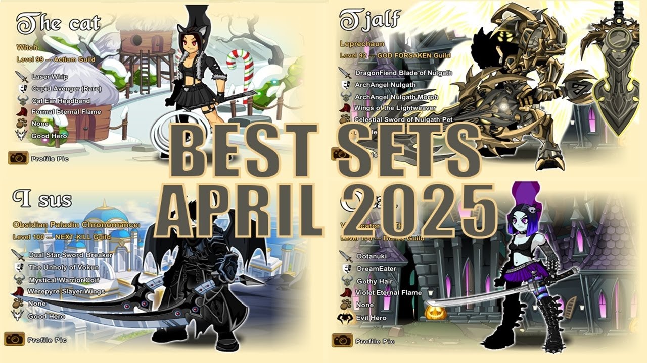 AQW - Best Sets Of The Month ( April 2025 )