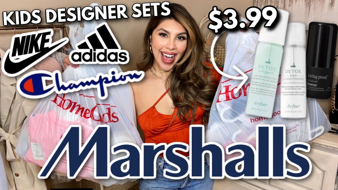 HUUUUUGE MARSHALLS HAUL!! DESIGNER FINDS FOR THE WHOLE FAMILY! | MARSHALLS HAUL SPRING 2021