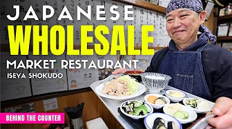 Behind the Counter at a Secret Japanese Wholesale Market Restaurant