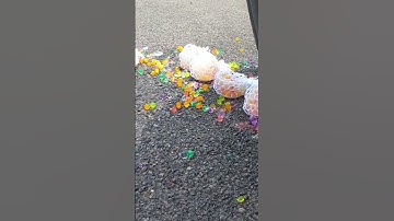 Crushing Crunchy & Soft Things! Car vs Squishy Balls #shorts #asmr #satisfying #crushing