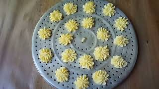 Kue Semprit Susu Super Renyah, Tanpa Oven Tanpa Mixer.