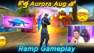 New Aurora Aug Skin Gameplay 😎🔥 Double Aug Challenge - Free Fire Telugu - MBG ARMY
