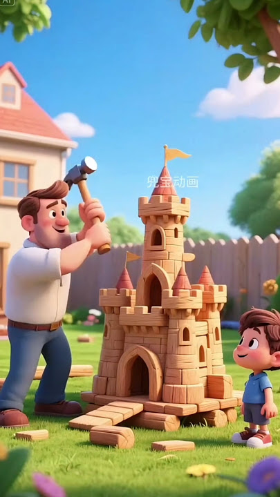 Ayah Buatin Rumah Untuk Semut! #shorts #animasi #kartun