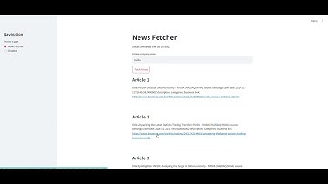 RAG financial analysis - LLM & NewsAPI