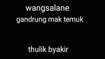 Wangsalan boso osing Banyuwangi