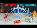 Really weird articulated things to 3d print