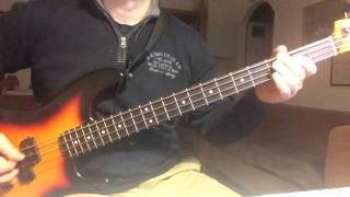 Video thumbnail of "Foot tapper bass cover"