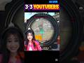 3-3 YOUTUBERS IN MATCH #freefire
